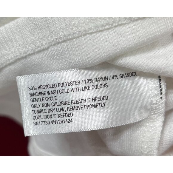 Wild Fable - Women's Long Sleeve Square Neck Pointelle T-Shirt - White - XL - Picture 10 of 14